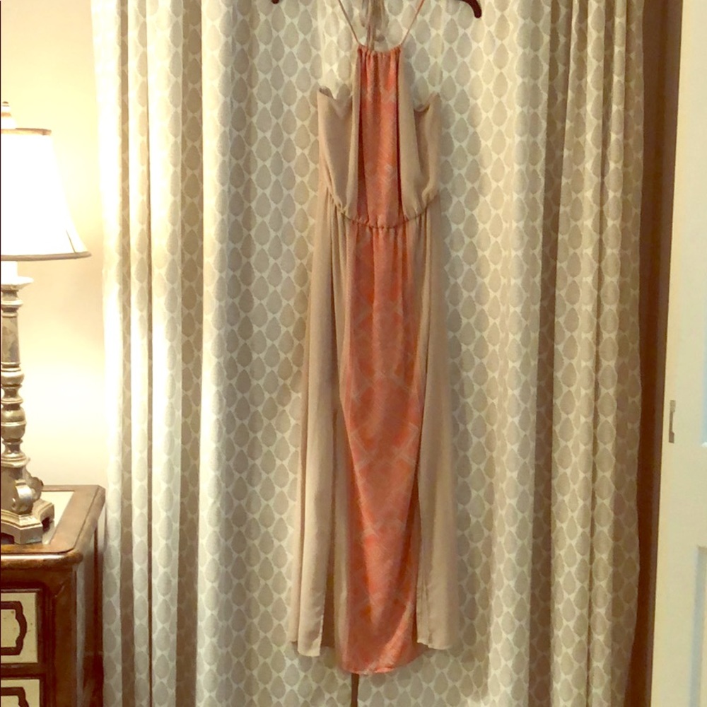 Tribal print maxi dress